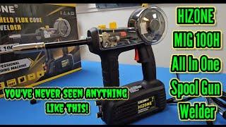 Hizone MIG 100H Innovative all in one spool gun #amazon #welder review.