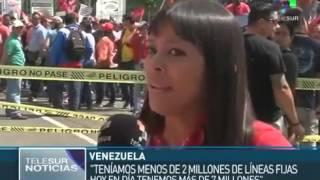 11690 governance economics TeleSUR Venezuela׃ trabajadores de CANTV rechazan presunta privatización