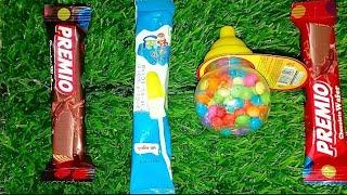 yummy lollipops and chocolate unpacking videos | satisfying videos asmr