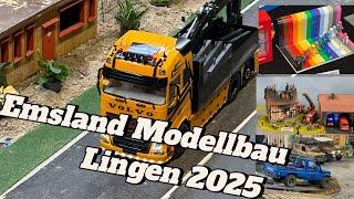 Emsland Modellbau Lingen 2025 Teil 1 RC Trucks , Lego , Modellbahn