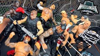 The Shield VS The Bloodline Wargames Action Figure Match | EPIC SHOWDOWN