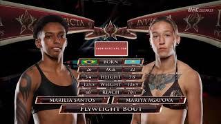 Marilia Santos(BRA) vs. Mariya Agapova(KAZ)