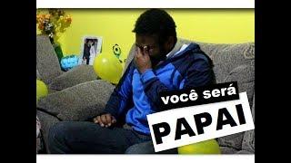 Dando a notícia da gravidez ao papai 