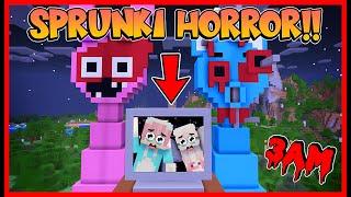 ATUN & MOMON DISERANG SPRUNKI HORROR DI JAM 3 MALAM !! Feat @sapipurba Minecraft