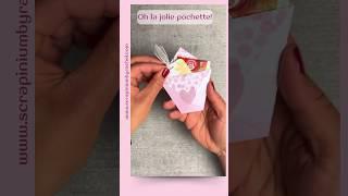 Tuto petite pochette scrap facile Stampin’ Up!