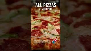 50% off all pizzas online only now through 8/21/22 Dominos.com