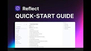 Reflect quick-start guide