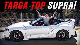 One of a kind TARGA TOP Supra MK5!