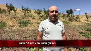 Hem öğretmen hem çiftçi