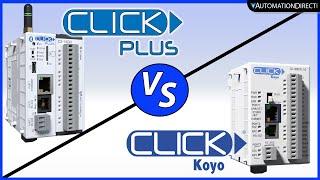 CLICK PLUS PLC vs CLICK PLC - from AutomationDirect
