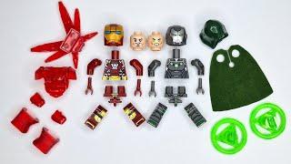 LEGO MARVEL DR DOOM VS IRON MAN MINIFIGURES, UNOFFICIAL LEGO