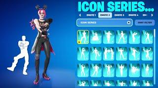 ALL FORTNITE ICON SERIES DANCES & EMOTES