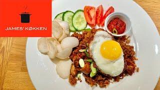 Nasi goreng - fried rice på Indonesisk