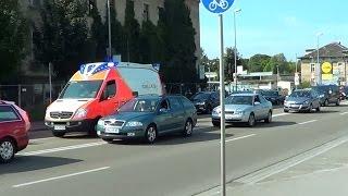 German ambulance responding - showing how it should NOT be done [9/2013]