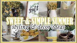 ️2024 COZY EARLY SUMMER DECORATING IDEAS & INSPIRATION FOR YOUR HOME│STYLING SUMMER HOME DECOR