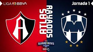 Resumen y Goles | Atlas vs Rayados | Liga BBVA MX - Guard1anes 2021 - Jornada 1