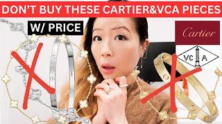 DON'T BUY THESE CARTIER AND VCA PIECES w price | Worst Cartier and Van Cleef and Arpels pieces