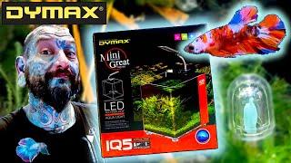 DYMAX IQ5 FUN AQUARIUM SETUP & REVIEW ~ Betta Tank!