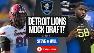 Unleashing the Detroit Lions: 7 Round Mock Draft!