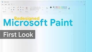 Redesigned Microsoft Paint | Windows 11