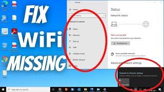 Wi-Fi Not Showing in Settings On Windows 11/10 | Missing WiFi Fix|Wi-Fi not showing in windows 11/10