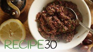 OLIVE TAPENADE - By RECIPE30.com