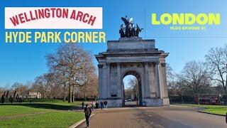 The Iconic Landmarks of Hyde Park Corner ,The Wellington Arch ,A Photographic tour [4k HD s24ultra]