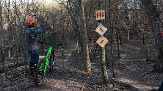 Winter: Lars Sternberg and Tyler Horton Mountain Biking in Northwest Arkansas