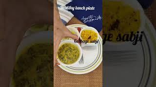 Weight loss healthy lunch plate by a Nutritionist