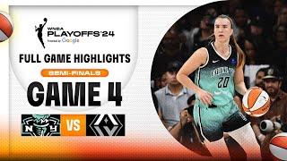 New York Liberty vs. Las Vegas Aces | FULL GAME HIGHLIGHTS | October 6, 2024