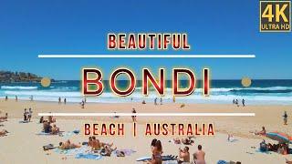 Bondi Beach in Australia   | Australia  Travel | Bondi Beach Walking Tour | Travel World | 4K