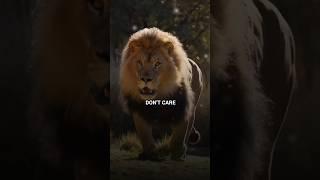 Don't Care~| Lion attitude status | Whatsapp status #shorts #motivation #viral