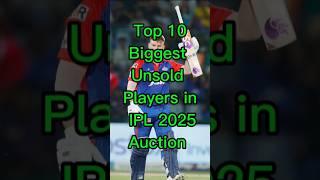 Top 10 Biggest Unsold Players in IPL 2025 Auction(part1) #ipl #ipl2025 #davidwarner #kanewilliamson