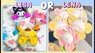 Lisa or Lena |  Sanrio Edition - Kuromi/cinnamoroll/my Melody-Huge Kawaii Stationery haul #iquiz