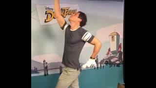 Kyle Harris dance moves at D23