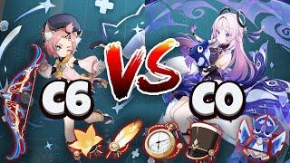 C6 Diona VS C0 Citllai | Genshin Impact