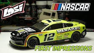 1/12 Losi NASCAR AWD RC Racecar: Ryan Blaney No. 12 Menards 2024 FORD MUSTANG RTR: FIRST IMPRESSIONS