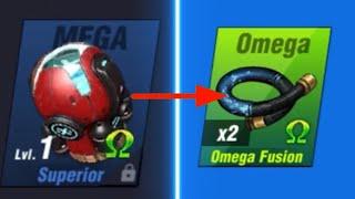 Boxing star : How to get Omega fusion From Unused Omega Gear!!