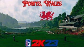 Exploring The Stunning Powys, Wales | PGA Tour 2K23 Gameplay