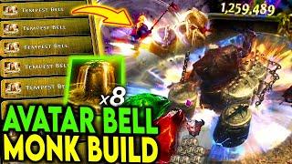 My New Build MIGHT Break Path of Exile 2... The AVATAR Monk Tempest Bell Meme Build is OP | @syrobe