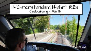 Führerstandsmitfahrt RB 11 | Cadolzburg nach Fürth Hbf