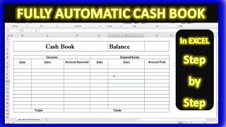 how to create a cash book in excel || how to make cash book in excel || cash book in excel || cash