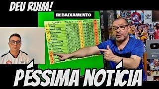 ALERTA LIGADO PRA GERAL, A BRIGA ACIRROU, DO VASCO PRA BAIXO, TODO MUNDO EM PERIGO NO BRASILEIRÃO