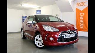 FOR SALE RARE USED CITROEN DS3 BENEFIT. 12 MTHS MOT, 3 MTHS RAC WARRANTY, FINANCE AVAILABLE, FSH