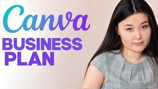 How to Create a Professional Business Plan on Canva 2024