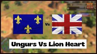 Age of Empires 3- French Vs British | Ungurs Vs Lion Heart | Aoe3 DE | 1v1 Ranked | 4K