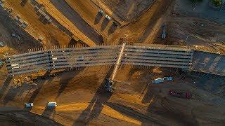 South Mountain Freeway - I-10 Papago Segment Construction Progress - Drone Flythrough