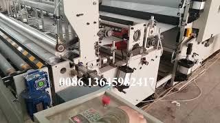 Automatic Color Gluing Kitchen Towel Rewinding Machine How To Prepare Paper