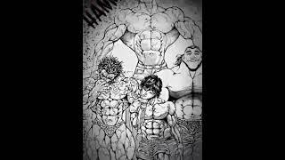 The strongest family, but one is a monster ️ | Yuichiro Hanma Edit [ BAKI ] #manga #shorts