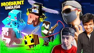 Minecraft Mobhunt But We Can Speak Only ENGLISH Ft. @YesSmartyPie @ezio18rip